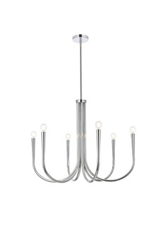 Layne Six Light Chandelier in Chrome (173|LD722D30C)