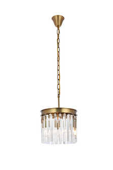 Sydney Three Light Pendant in satin gold (173|1208D12SG/RC)