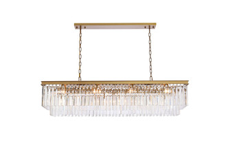 Sydney 12 Light Chandelier in satin gold (173|1202D60SG/RC)