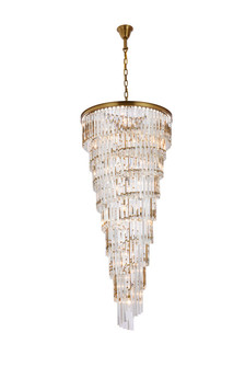 Sydney 35 Light Chandelier in satin gold (173|1201SR30SG/RC)