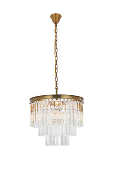 Sydney Nine Light Chandelier in satin gold (173|1201D20SG/RC)