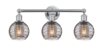Edison Three Light Bath Vanity in Polished Chrome (405|616-3W-PC-G1213-6SM)