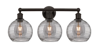 Edison Three Light Bath Vanity in Oil Rubbed Bronze (405|616-3W-OB-G1213-8SM)
