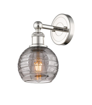 Edison One Light Wall Sconce in Polished Nickel (405|616-1W-PN-G1213-6SM)