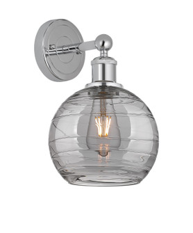 Edison One Light Wall Sconce in Polished Chrome (405|616-1W-PC-G1213-8SM)