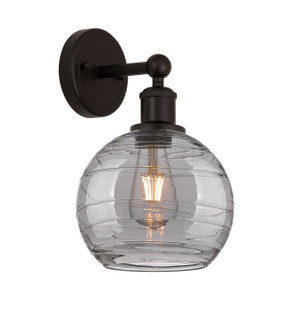 Edison One Light Wall Sconce in Oil Rubbed Bronze (405|616-1W-OB-G1213-8SM)