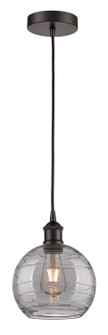 Edison One Light Mini Pendant in Oil Rubbed Bronze (405|616-1P-OB-G1213-8SM)