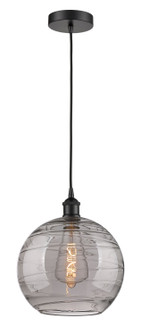 Edison One Light Mini Pendant in Matte Black (405|616-1P-BK-G1213-12SM)