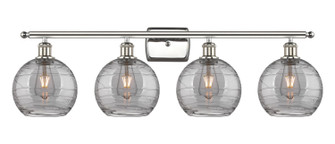 Ballston Four Light Bath Vanity in Polished Nickel (405|516-4W-PN-G1213-8SM)