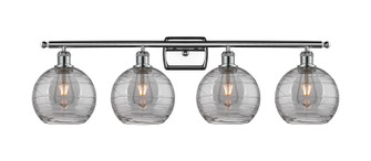 Ballston Four Light Bath Vanity in Polished Chrome (405|516-4W-PC-G1213-8SM)