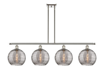 Ballston Four Light Island Pendant in Polished Nickel (405|516-4I-PN-G1213-10SM)