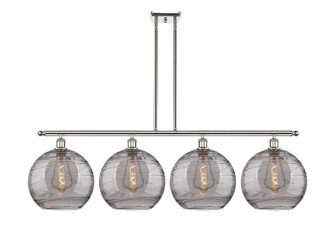 Ballston Four Light Island Pendant in Polished Nickel (405|516-4I-PN-G1213-12SM)