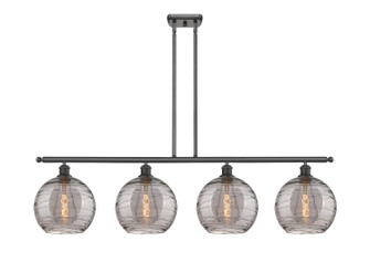 Ballston Four Light Island Pendant in Oil Rubbed Bronze (405|516-4I-OB-G1213-10SM)