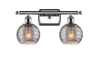 Ballston Two Light Bath Vanity in Polished Chrome (405|516-2W-PC-G1213-6SM)