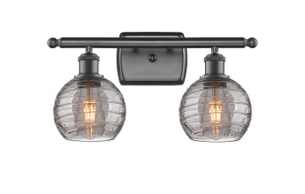 Ballston Two Light Bath Vanity in Oil Rubbed Bronze (405|516-2W-OB-G1213-6SM)