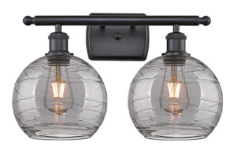Ballston Two Light Bath Vanity in Matte Black (405|516-2W-BK-G1213-8SM)