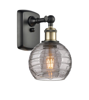 Ballston One Light Wall Sconce in Black Antique Brass (405|516-1W-BAB-G1213-6SM)
