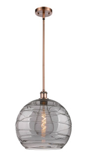 Ballston One Light Pendant in Antique Copper (405|516-1S-AC-G1213-14SM)