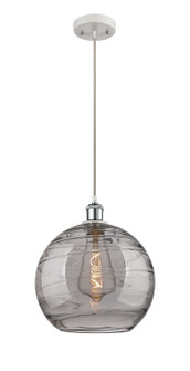 Ballston One Light Mini Pendant in White Polished Chrome (405|516-1P-WPC-G1213-12SM)