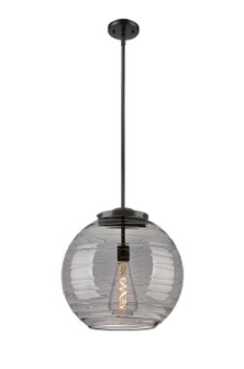 Ballston One Light Pendant in Matte Black (405|221-1S-BK-G1213-16SM)