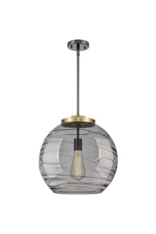 Essex One Light Pendant in Black Antique Brass (405|221-1S-BAB-G1213-16SM)