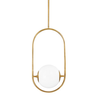 Everley One Light Pendant in Vintage Brass (68|273-42-VB)