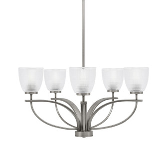 Cavella Five Light Chandelier in Graphite (200|3905-GP-500)