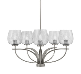 Cavella Five Light Chandelier in Graphite (200|3905-GP-4812)
