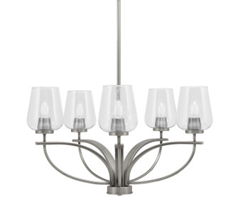 Cavella Five Light Chandelier in Graphite (200|3905-GP-210)
