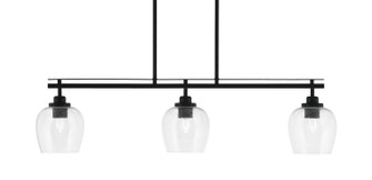 Odyssey Three Light Island Pendant in Matte Black (200|2636-MB-4810)