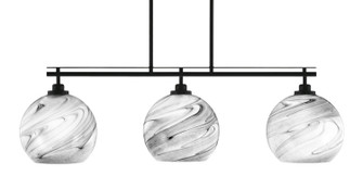 Odyssey Three Light Island Pendant in Matte Black (200|2636-MB-4359)