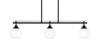 Odyssey Three Light Island Pendant in Matte Black (200|2636-MB-4101)