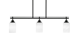 Odyssey Three Light Island Pendant in Matte Black (200|2636-MB-3001)