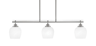 Odyssey Three Light Island Pendant in Brushed Nickel (200|2636-BN-4811)
