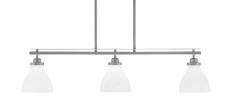 Odyssey Three Light Island Pendant in Brushed Nickel (200|2636-BN-4761)