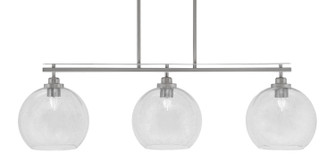 Odyssey Three Light Island Pendant in Brushed Nickel (200|2636-BN-4350)