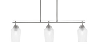 Odyssey Three Light Island Pendant in Brushed Nickel (200|2636-BN-4250)