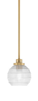 Odyssey One Light Mini Pendant in New Age Brass (200|2601-NAB-5110)