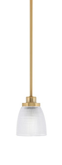 Odyssey One Light Mini Pendant in New Age Brass (200|2601-NAB-500)