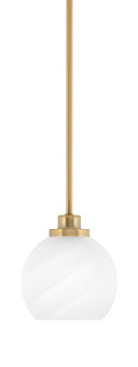 Odyssey One Light Mini Pendant in New Age Brass (200|2601-NAB-4101)