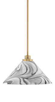 Odyssey One Light Mini Pendant in New Age Brass (200|2601-NAB-2129)