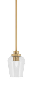 Odyssey One Light Mini Pendant in New Age Brass (200|2601-NAB-210)