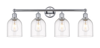 Edison Four Light Bath Vanity in Polished Chrome (405|616-4W-PC-G558-6CL)