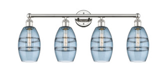 Edison Four Light Bath Vanity in Brushed Brass (405|616-4W-BB-G557-6BL)