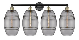 Edison Four Light Bath Vanity in Black Antique Brass (405|616-4W-BAB-G557-8SM)