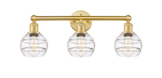 Edison LED Bath Vanity in Satin Gold (405|616-3W-SG-G556-6CL)