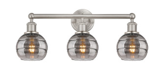 Edison LED Bath Vanity in Antique Copper (405|616-3W-AC-G556-6CL)