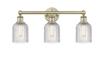 Edison Three Light Bath Vanity in Antique Brass (405|616-3W-AB-G559-5CL)