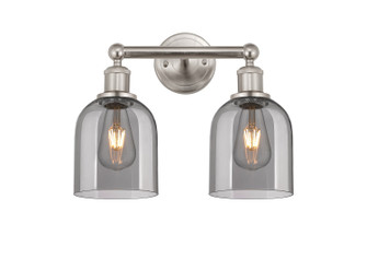 Edison Two Light Bath Vanity in Brushed Satin Nickel (405|616-2W-SN-G558-6SM)