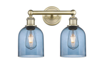 Edison Two Light Bath Vanity in Antique Brass (405|616-2W-AB-G558-6BL)